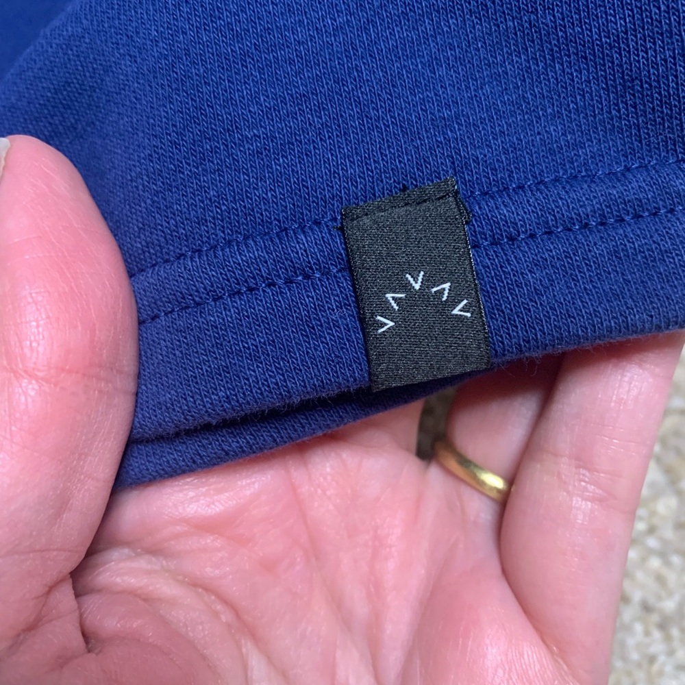 Varley Blue Cold Shoulder Pullover Sweatshirt Wom… - image 8